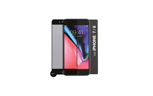 Gear Skærmbeskyttelse Hærdet Glas 3d Platinum Curved Black Frame - Iphone 6 7 8 Se2020 22
