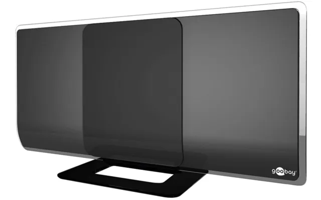 Goobay Aktiv Full Hd Dvb-t2 Inomhusantenn - Inkl. Lte 4g-filter Med Upp Till 13 Dbi Förstärkning För Svag Mottagningssig