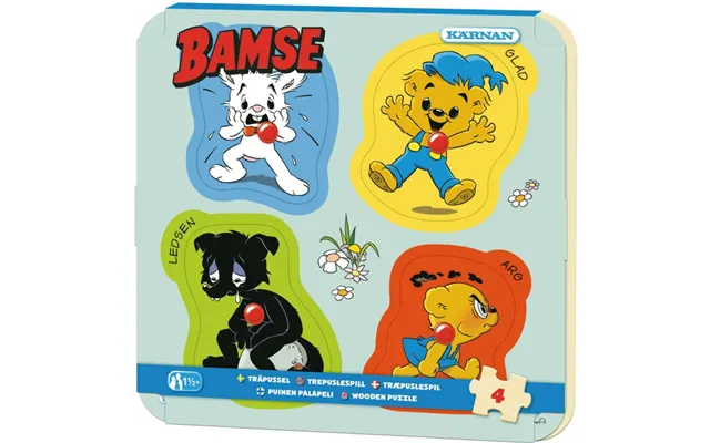 Kärnan Knoppussel Bamse 4 Bitar