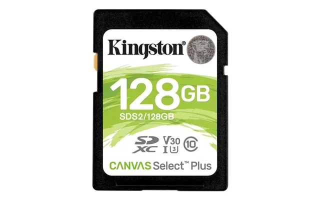 Kingston 128gb Sdxc Canvas Select Plus 100r C10 Uhs-i U3 V30