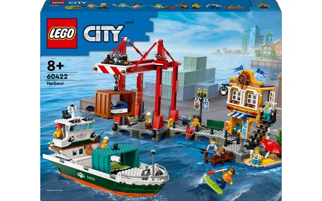 Lego My City 60422 - Havneby Og Fragtskib