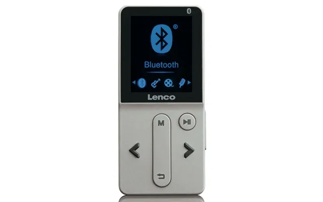 Lenco Mp4-afspiller Bluetooth Med 8 Gb Sølv
