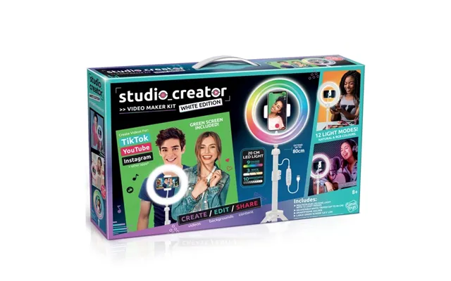 Lets Glow Studio Creator White Video Maker Kit