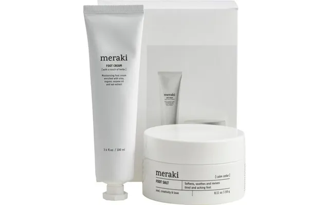 Meraki Foot Spa With Salt And Scrub Gift Box 309779406