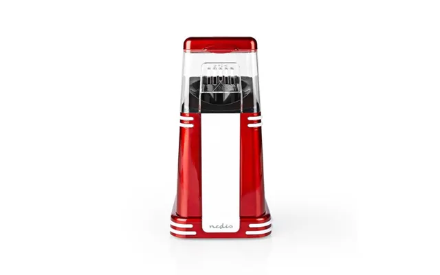 Nedis Popcorn Maskine 1200 W 2 - 4 Min Hvid Rød