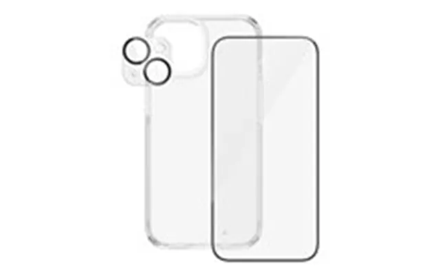 Panzerglass Skærm Objektiv Rygbeskyttersæt Sort Transparent Apple Iphone 15