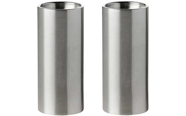 Stelton Arne Jacobsen Cylinda Salt- Og Pebersæt Stål