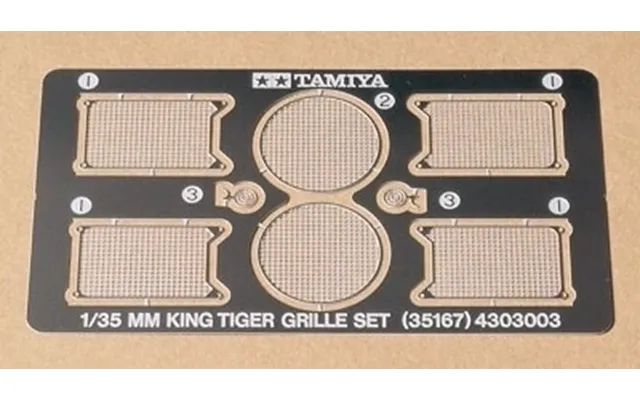 Tamiya 1 35 Fotoætsdele T Kingtiger