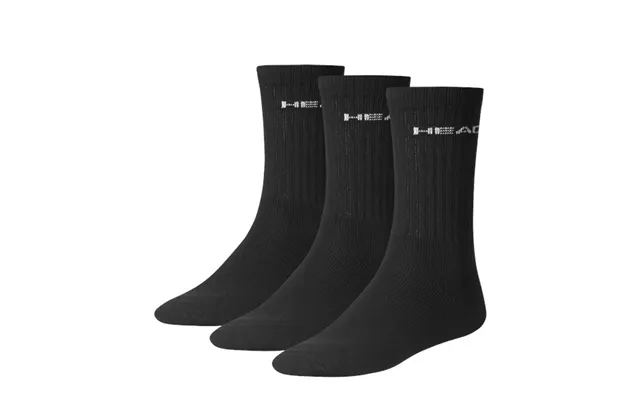 Head Crew Strømper 3-pak Sort product image