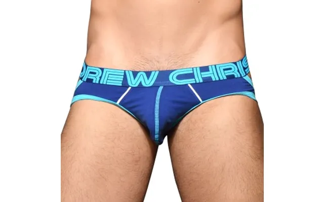 Andrew Christian Show-it Retro Pop Comfort Jock Blå Turkise Bomuld X-large Herre