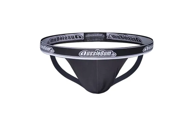 Aussiebum 3p Wonderjock 2.0 Sort Bomuld Large Herre