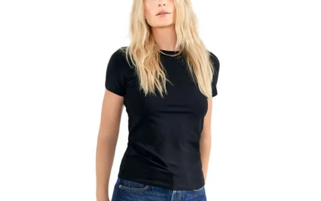 Bread And Boxers Crew Neck Slim Sort Økologisk Bomuld X-large Dame product image