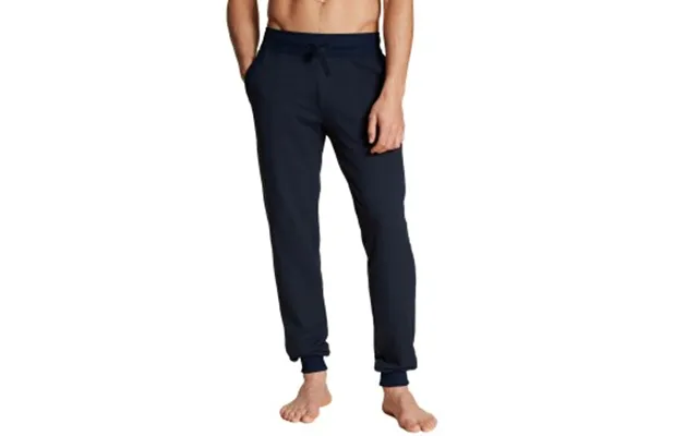 Calida Circular Lounge Pants Marineblå Økologisk Bomuld Large Herre