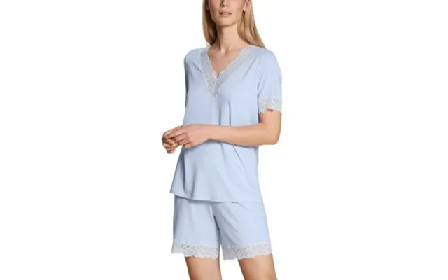 Calida Elegant Dreams Short Pyjama Lyseblå Modal Medium Dame