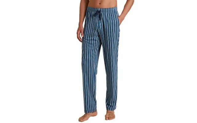 Calida Remix Sleep Leisure Long Pants Blå Mønster Large Herre