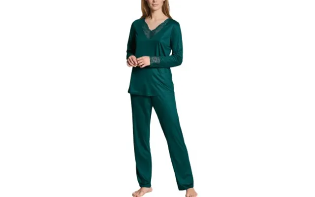 Calida Secret Dreams Pyjama Mørkgrøn Small Dame