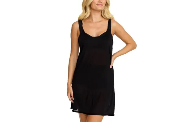 Damella Full Slip 90 Cm Sort Viskose 38 Dame