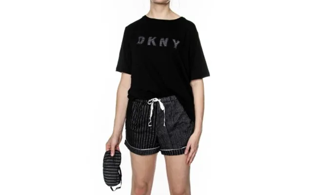 Dkny Hello Fall Pj Set Box Sort Mønstret Small Dame