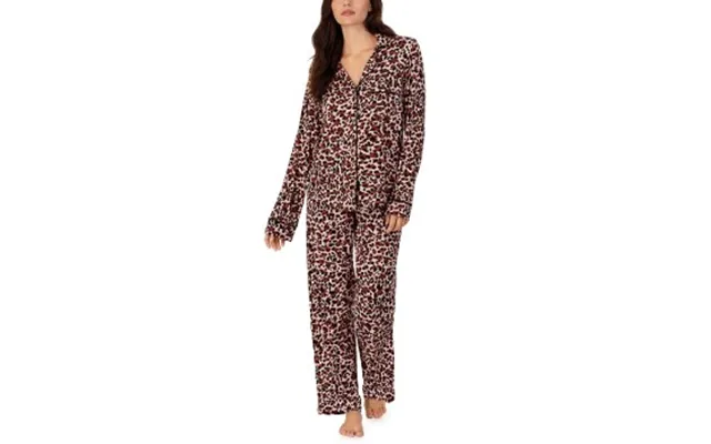Dkny Less Talk More Sleep Long Sleeve Top And Pant Rosa Viskose Small Dame
