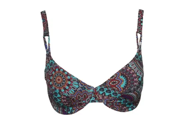 Esprit Fraser Beach Underwire Bikini Turkis Mønster C 40 Dame