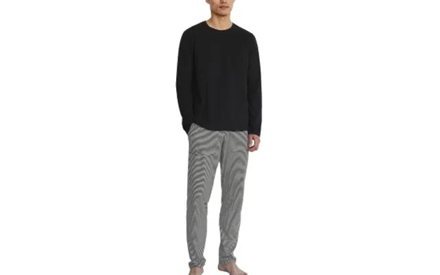 Marc O Polo Men Crew Neck Lounge Set Ls Sort Bomuld Large Herre