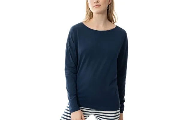 Mey Tessie Long-sleeve T-shirt Marineblå X-small Dame