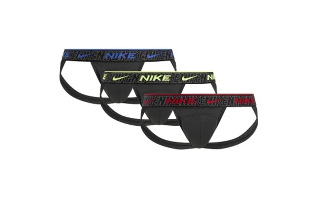 Nike 9p Everyday Cotton Stretch Jockstrap Flerfarvet-2 Bomuld X-large Herre