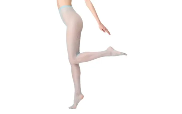Oroblu Strømpebukser All Colours Tricot Mesh Tights Lysegrøn Polyamid L Xl Dame