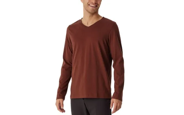 Schiesser Mix Plus Relax Long Sleeve Sweatshirt Vinrød Bomuld 56 Herre