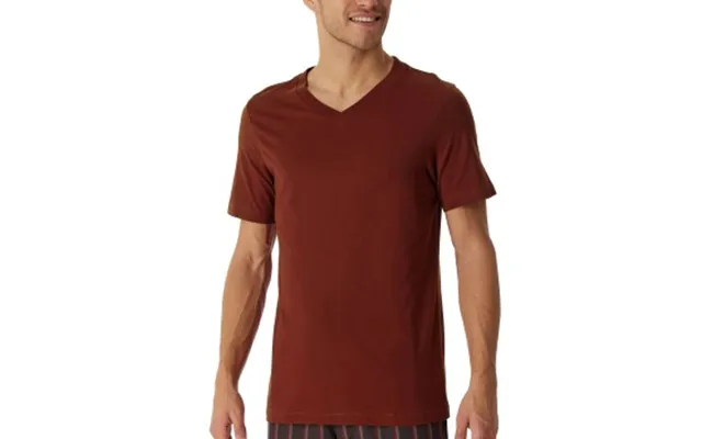 Schiesser Mix Plus Relax T Shirt Vinrød 52 Herre