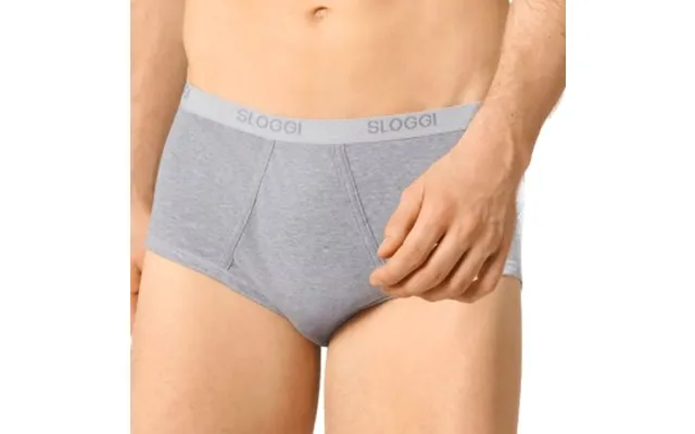 Sloggi For Men Basic Maxi Grå Bomuld Xx-large Herre
