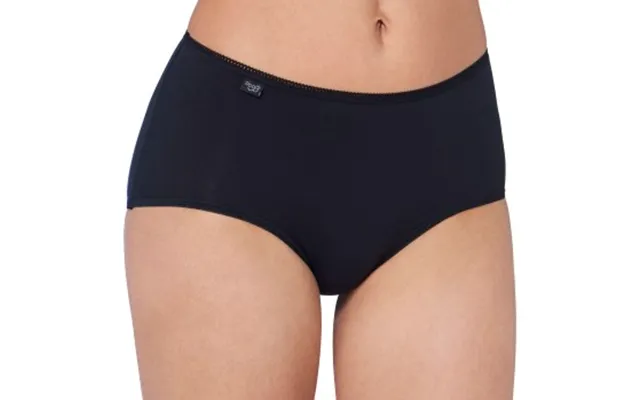 Sloggi Trusser 3p 24 7 Cotton Midi Briefs Sort Bomuld 40 Dame
