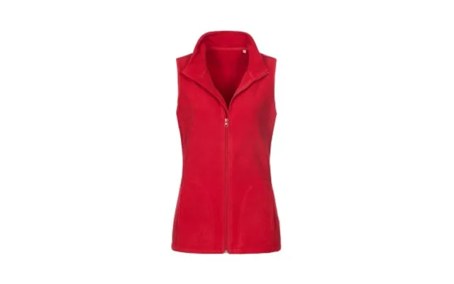 Stedman Active Fleece Vest For Women Rød Polyester Small Dame