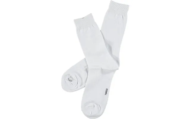 Topeco Strømper Men Classic Socks Plain Hvid Str 45 48 Herre