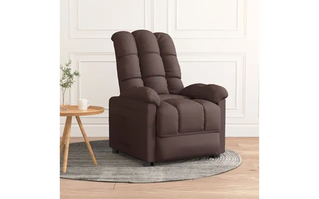 Vidaxl Lænestol Stof Mørkebrun product image