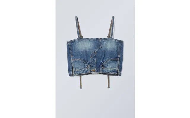 Bandeau Denim Strap Top