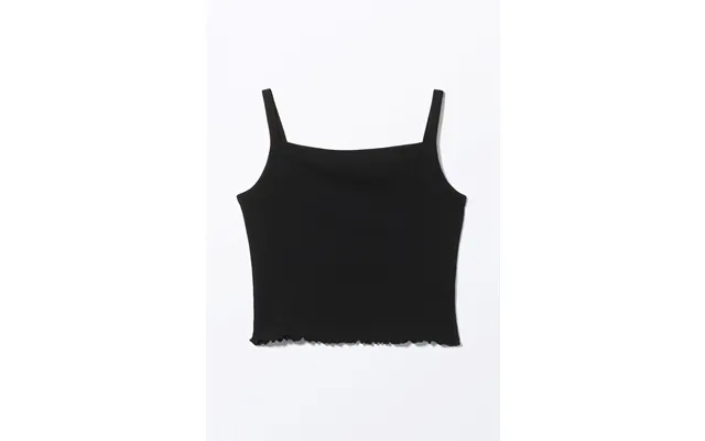 Cropped Ribbed Tank Top