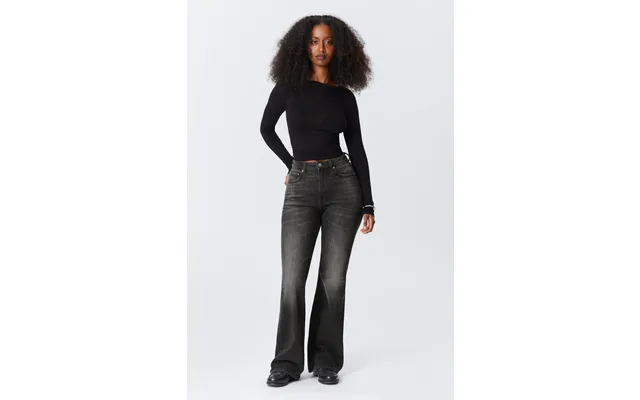 Glow Curve High Waisted Regular Flared Leg Jeans