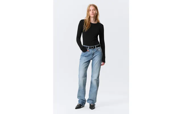 Laika Mid Rise Regular Straight Leg Jeans
