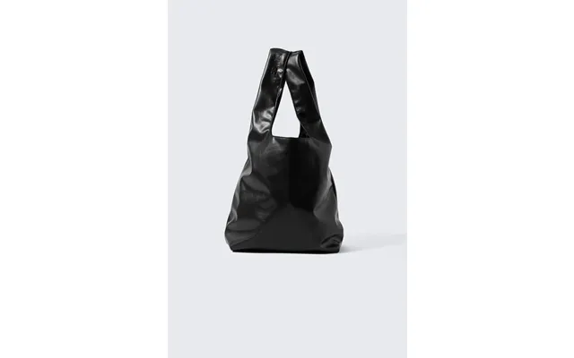 Mini Faux Leather Tote