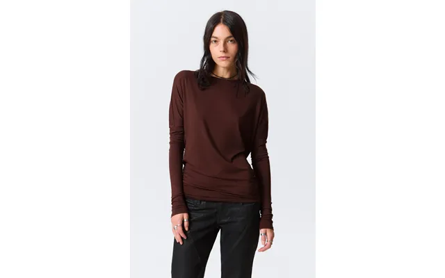 Raglan-sleeved Draped Back Top