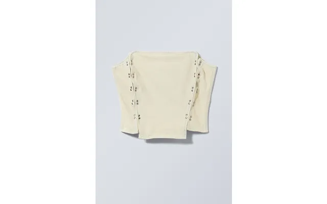 Rose Denim Corset Top