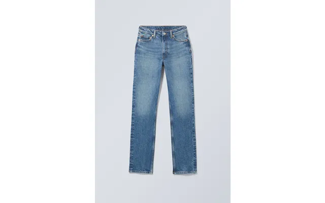 Smooth High Waisted Slim Leg Jeans