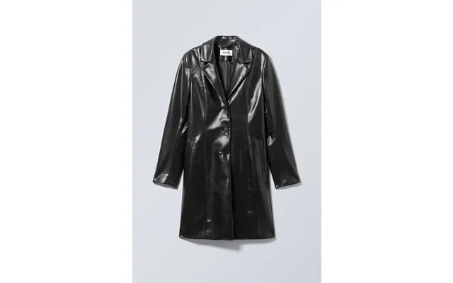 Zoe Coated Faux Leather Coat