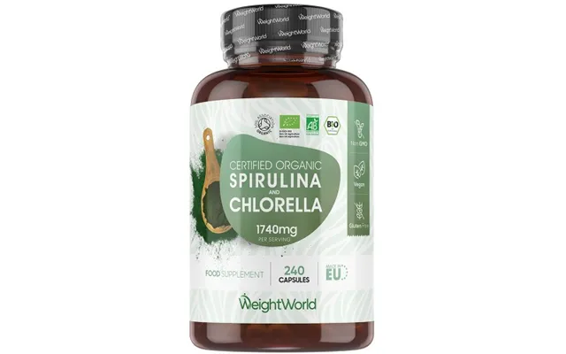 Økologisk Spirulina Og Chlorella