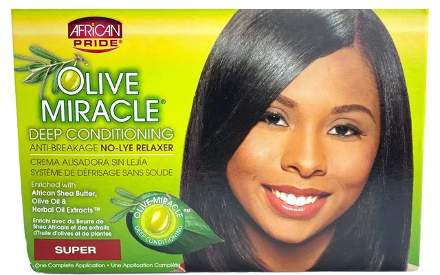 African Pride Olive Miracle Relaxer - Super