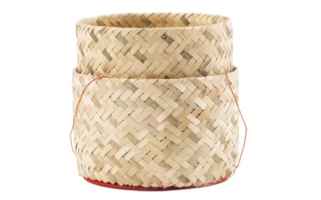 Bamboo Sweet Rice Box Ø13 Cm