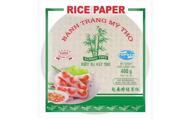 Bamboo Tree Rispapir - Rund 22 Cm 400 G