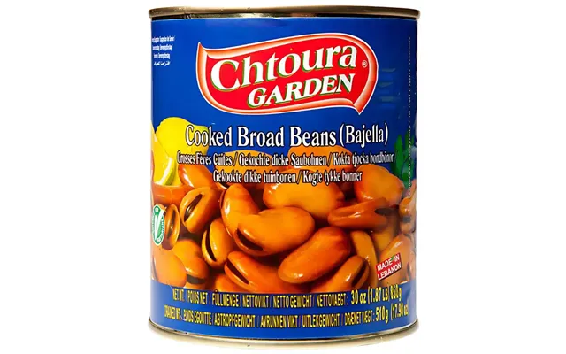 Chtoura Garden Kogte Hestebønner Bajella 850 G