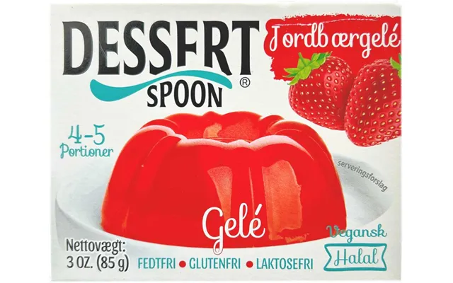 Dessert Spoon Jordbærgele 85 G
